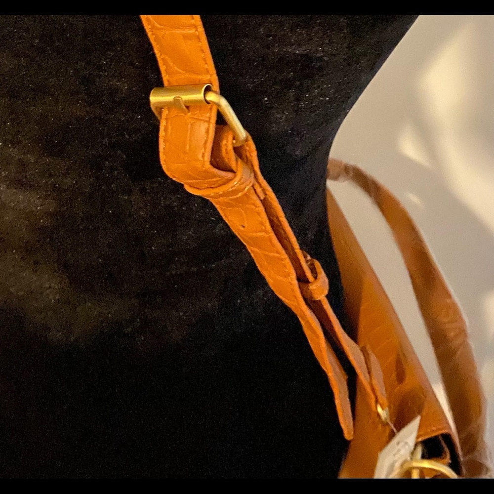 Kenneth Cole Reaction Cognac Lifestyle Mid-Satchel - Picture 6 of 13